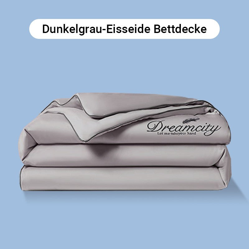 Waschbare, kühlende 4-teilige Bettwäsche – Perfekt für heiße Nächte! 🌙❄️
