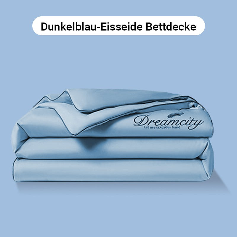 Waschbare, kühlende 4-teilige Bettwäsche – Perfekt für heiße Nächte! 🌙❄️