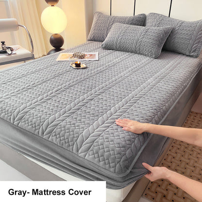 🥰Black Friday Sale - Limited time 50% OFF🥰Padded, ultra-soft, warm, quilted mattress cover