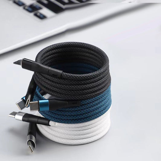 🔋Magnetisches Schnellladekabel mit automatischer Aufwicklung für Fahrzeuge