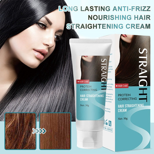 Long Lasting Anti-Frizz Nourishing Hair Straightening Cream