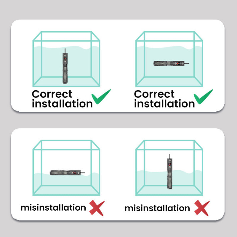 200 W Aquarienheizer – Präzise & sichere Temperatur-Einstellung