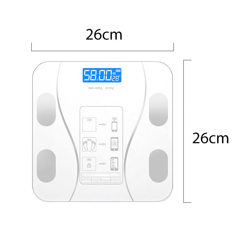 Merschlussverkauf 50% OFF🔥Gewicht & Körperfett Smart Digital Scale🏃‍