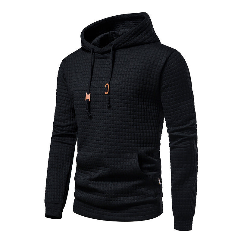 Kapuzensweatshirt mit Waffelmuster für Herren