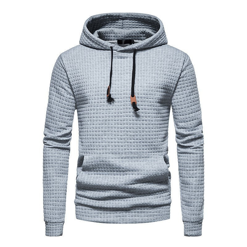 Kapuzensweatshirt mit Waffelmuster für Herren