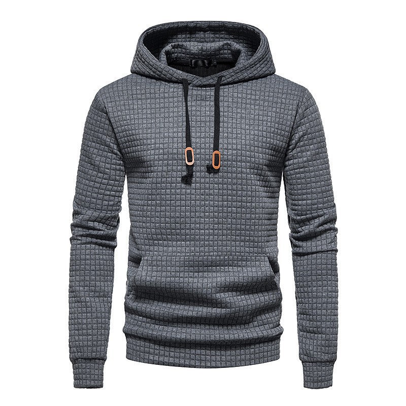 Kapuzensweatshirt mit Waffelmuster für Herren