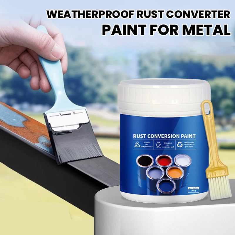 Black Friday 50% off  👷❤️‍🔥Wetterfeste Rostumwandlungsfarbe für Metall