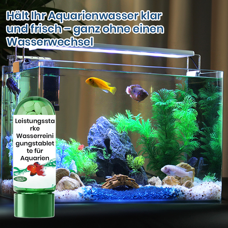 🚀Kaufen 3 und erhalten 5 gratis♻️💧Leistungsstarke Wasserreinigungstablette für Aquarien