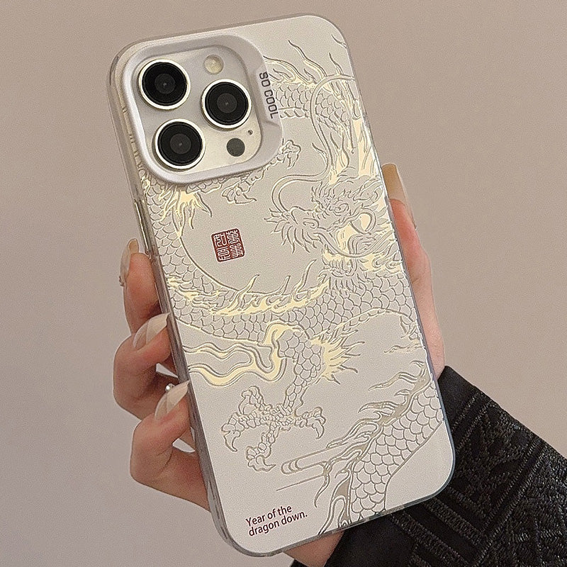 Laser Glücksdrachen-Handyhülle für iPhone