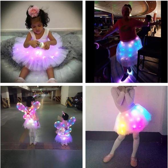💕Heißer Verkauf 49 % Rabatt🌸✨Magischer & leuchtender LED-Tutu-Rock✨