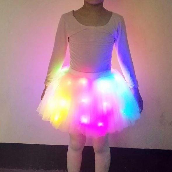 💕Heißer Verkauf 49 % Rabatt🌸✨Magischer & leuchtender LED-Tutu-Rock✨