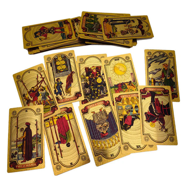 🔮 50% RABATT JETZT! ✨ Witchy Cauldron Tarotkarten-Set – Roségold, Inklusive Begleitbuch & Wasserdichte Folien 🎴📖