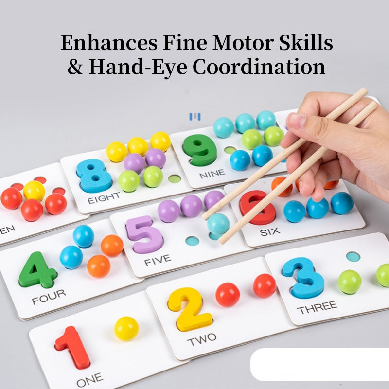 🔥🪀FLASH SALE! 50% OFF TODAY ONLY🔥🏅Montessori Clip Bead Math Toy Set
