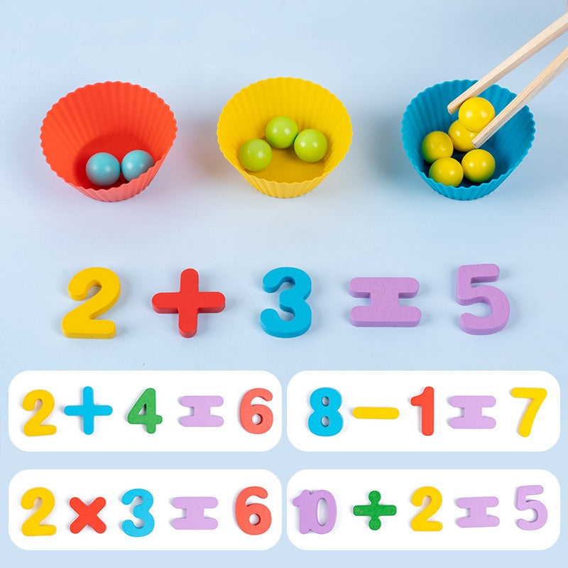 🔥🪀FLASH SALE! 50% OFF TODAY ONLY🔥🏅Montessori Clip Bead Math Toy Set