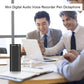 🎙️✨ Mini Digitaler Stift-Audio-Rekorder – Diskrete Langzeitaufnahme, Einfacher Transfer & Nachhaltige Qualität für Schule, Büro und Unterwegs ✨🎧