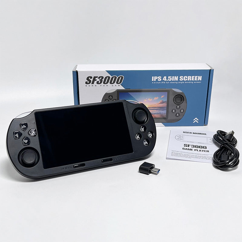 ⏳Begrenzte Zeit 50% Rabatt💥🕹️SF3000 Handheld – 4.5" HD-Screen & 20'000+ Klassiker! 🌟Deine Kindheit in HD, überall dabei. 🚀