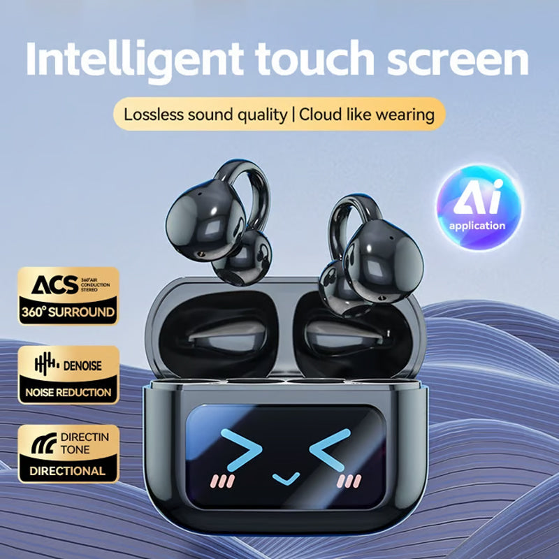 🎧 50% RABATT! 🔥 2026 Bluetooth-Clip-On Ohrhörer – Kabellose Freiheit, Musik unterwegs & Stilvolles Design 🏃