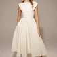 🤍Rein und elegant wie ein Engel🪽💞Elegantes Midikleid mit fließendem Korsett💞