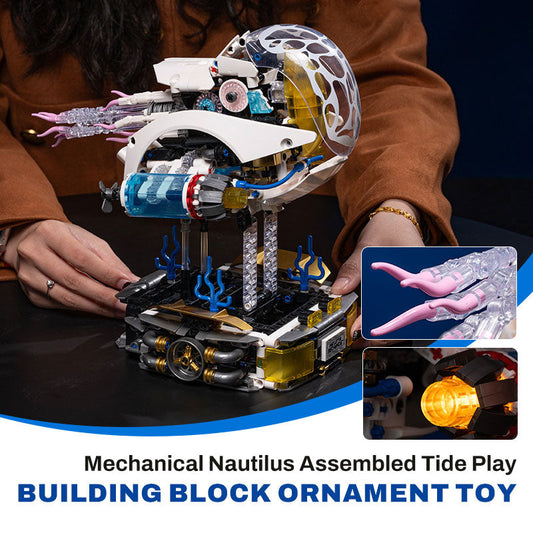 🤖Begrenzte Zeit 60% Rabatt💥🧩Kreativer mechanischer Nautilus-Modellbausatz mit Bauklötzen zur Dekoration. Spaß beim Zusammenbau und ein neues Highlight für Ihre Wohnungseinrichtung!