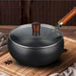 🍳 50% RABATT! 🔥 Schwerer Gusseisentopf (unbeschichtet) – Robust & vielseitig – Ideal für Schmoren, Braten oder Backen – gleichmäßige Hitzeverteilung 🍲✨🛠️