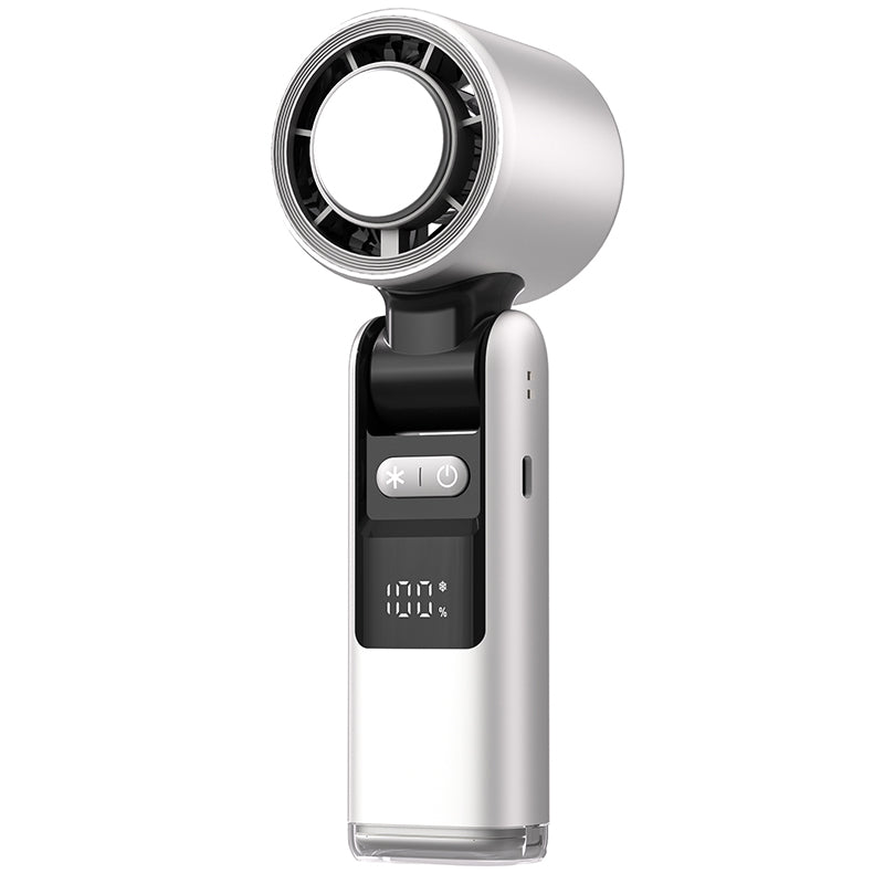 ☀️ Sommerangebot 50 % Rabatt🔥Multifunktionaler tragbarer Hand-Turbo-Eiskühlventilator | AC-ähnliche Gel-Pad-Technologie, 5 Gänge