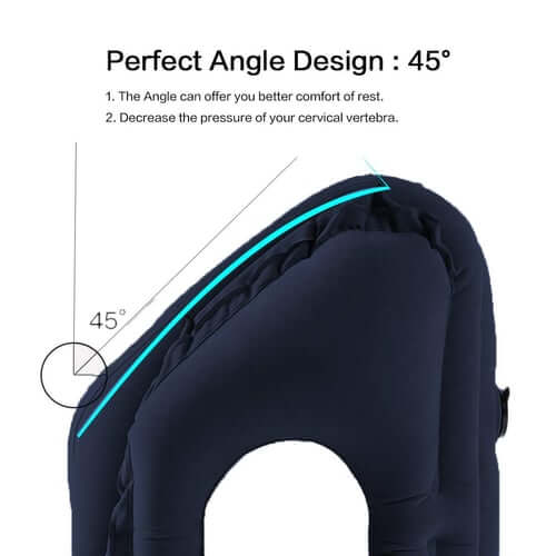 🔥50 % RABATT🌬️✈️😴 Tragbares, aufblasbares, ergonomisches Reisekissen: Genießen Sie jederzeit und überall einen angenehmen Schlaf 🧳💤