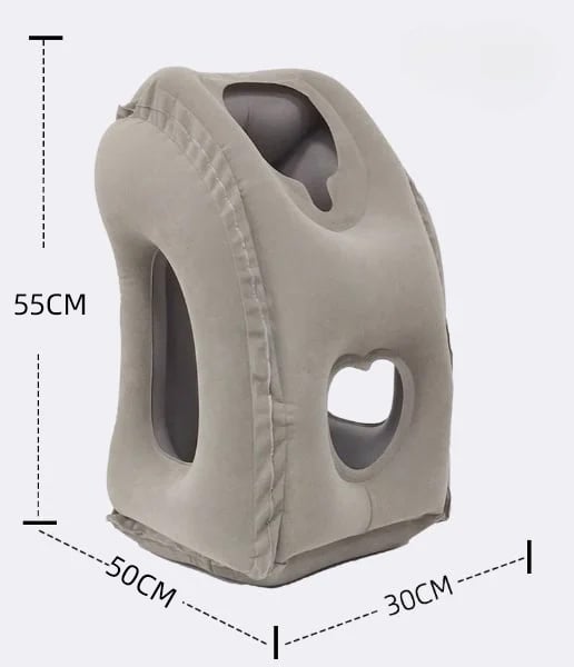 🔥50 % RABATT🌬️✈️😴 Tragbares, aufblasbares, ergonomisches Reisekissen: Genießen Sie jederzeit und überall einen angenehmen Schlaf 🧳💤