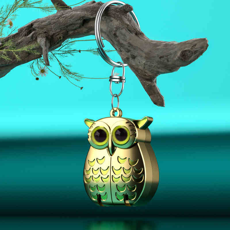 💥Mini faltbarer Edelstahl Eulen Nagelknipser🦉