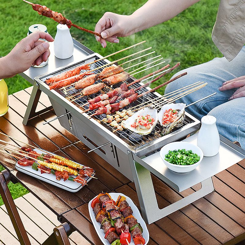 ⏳ Begrenzte Zeit 50% Rabatt! 💥Edelstahl Klappgrill für den Außenbereich