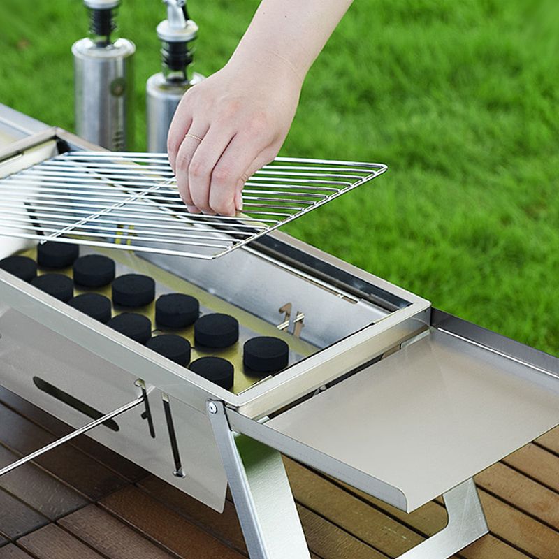 ⏳ Begrenzte Zeit 50% Rabatt! 💥Edelstahl Klappgrill für den Außenbereich