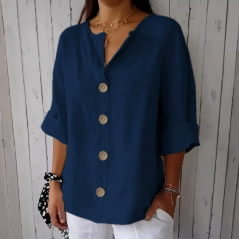 💥Zeitlich begrenzter Big Sale 49% OFF💥 Damen-Mode-Button-Top