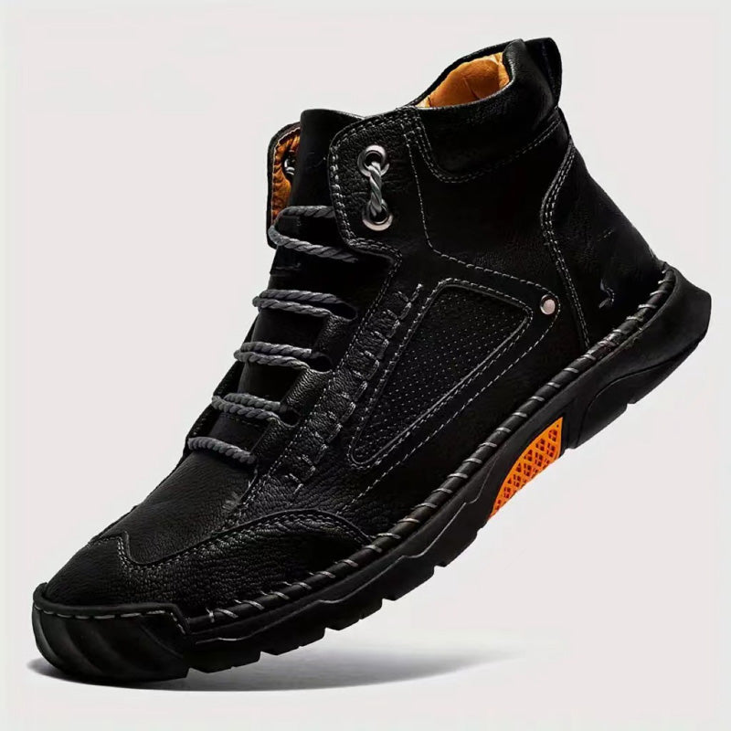 ✈️Kostenloser Versand💥Stilvolle handgenähte Herrenstiefel mit flacher Sohle