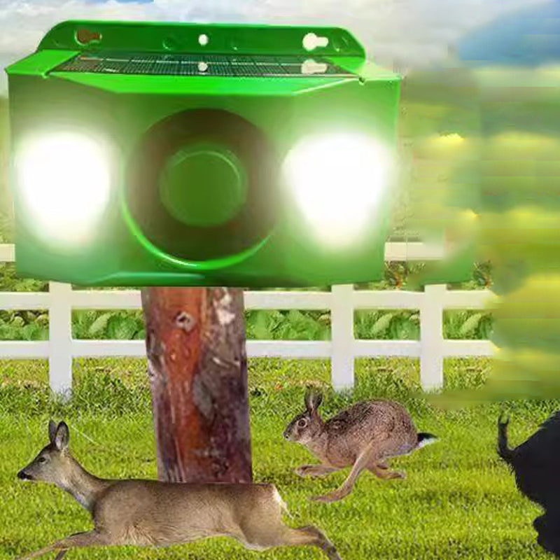 🔥Bleiben Sie im Freien sicher✅Solarbetriebene Tierabwehr-Warnlichter mit lautem Alarm