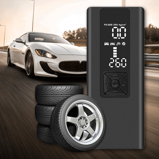 ✨Unverzichtbar für ein Auto 🚗Reifenfüller Tragbarer Luftkompressor für Auto, Motorrad, Ball🏍️