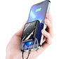 Großhandelspreise🚀Spiegeldesign, modisch und cool🔋Neue 20000-mAh-Powerbank mit großer Kapazität und integriertem Kabel