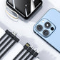 Großhandelspreise🚀Spiegeldesign, modisch und cool🔋Neue 20000-mAh-Powerbank mit großer Kapazität und integriertem Kabel