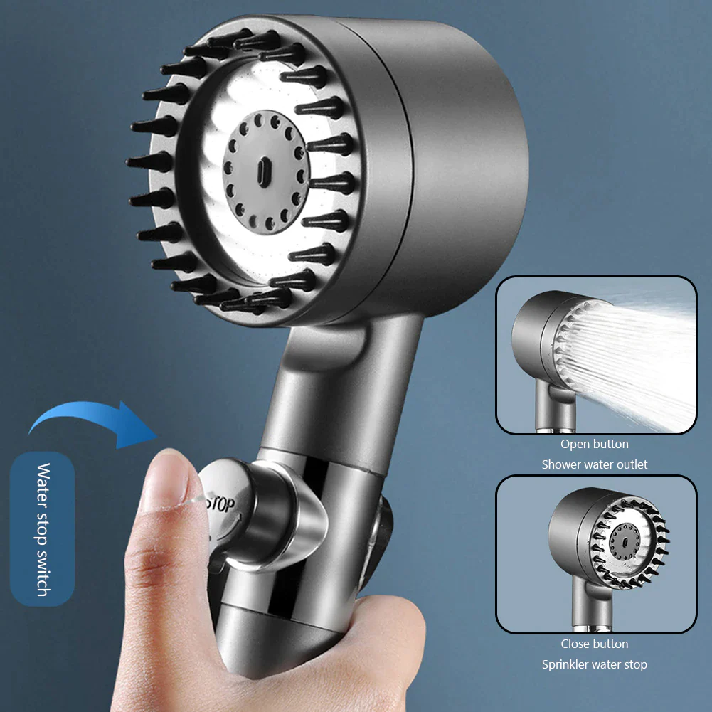 💧4-in-1-Multifunktions-Massageduschkopf💞