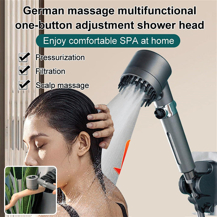 💧4-in-1-Multifunktions-Massageduschkopf💞