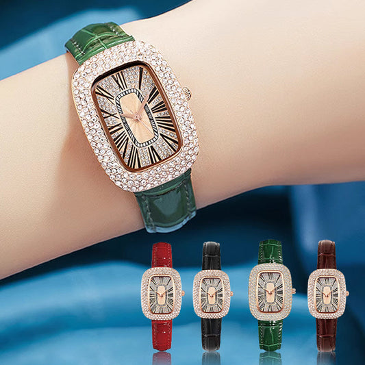 ⌚💎Frauen Platz Luxus Kristall Strass Diamant Uhren