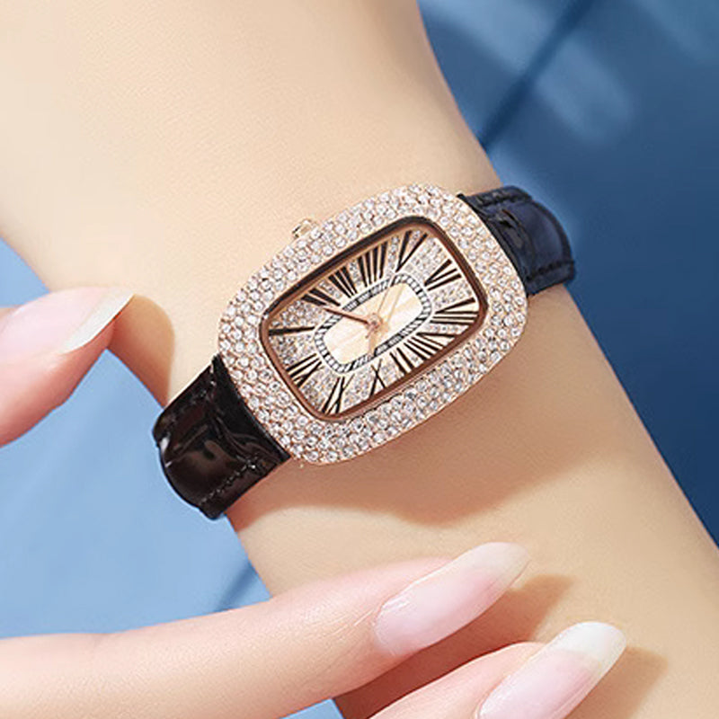 ⌚💎Frauen Platz Luxus Kristall Strass Diamant Uhren