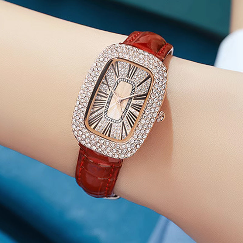 ⌚💎Frauen Platz Luxus Kristall Strass Diamant Uhren