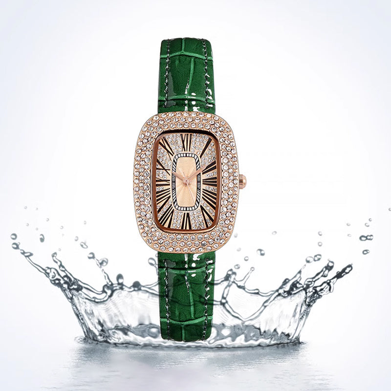 ⌚💎Frauen Platz Luxus Kristall Strass Diamant Uhren