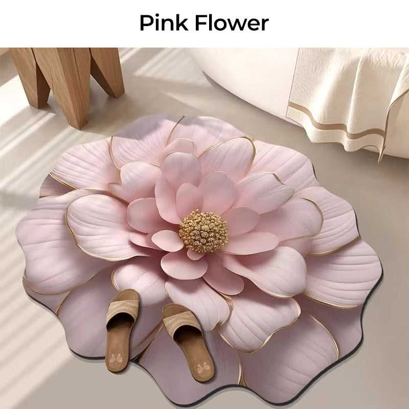🪷3D-Blumen-Kieselgur-Saugmatte🌺Überraschungsrabatt 49 %🌼