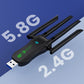 Treiberfreier 5G Dual-Band USB Wireless WIFI Router