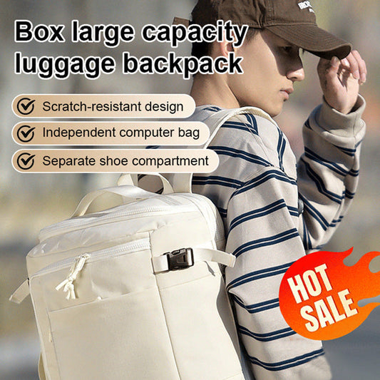 Box-Style Rucksack mit großem Fassungsvermögen🎒