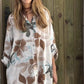 🌺2025 Neu eingetroffen - 50% OFF🌺Bequemes, lockeres, bedrucktes Shirt-Kleid für Damen