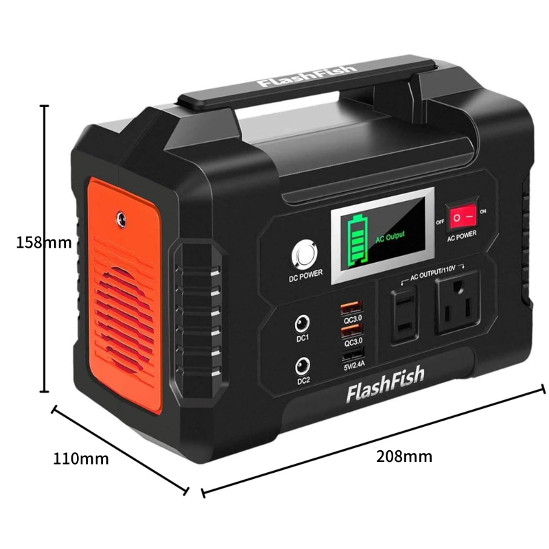 200W Portable Power Station with Display