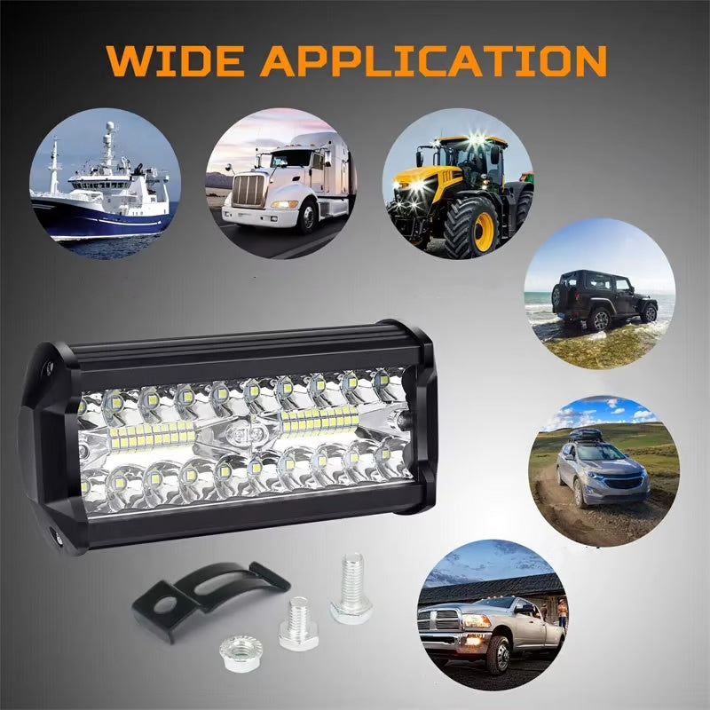 🚗Premium LED Lichtleisten-Set💡Leistungsstarkes LED-Lichtleisten-Kit für Autos