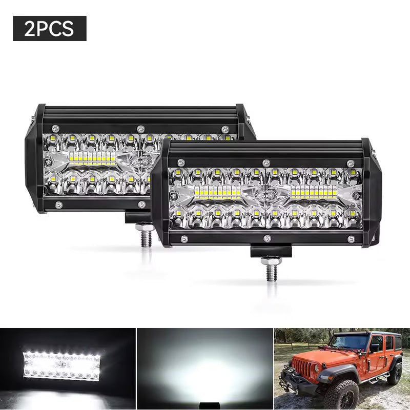 🚗Premium LED Lichtleisten-Set💡Leistungsstarkes LED-Lichtleisten-Kit für Autos