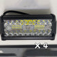 🚗Premium LED Lichtleisten-Set💡Leistungsstarkes LED-Lichtleisten-Kit für Autos